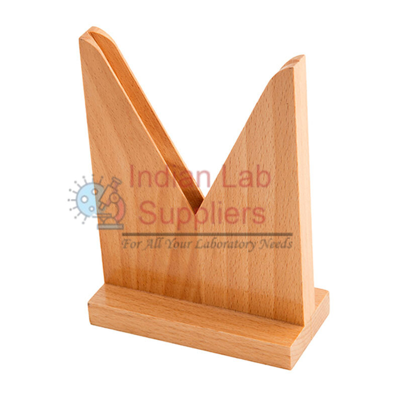 Lens Holder V Shape Wooden